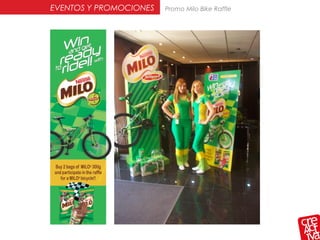 EVENTOS Y PROMOCIONES Promo Milo Bike Raffle
 