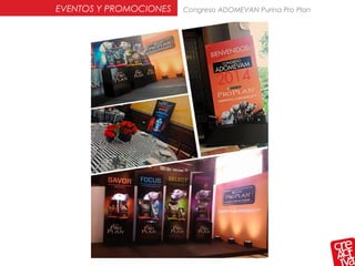 EVENTOS Y PROMOCIONES Congreso ADOMEVAN Purina Pro Plan
 