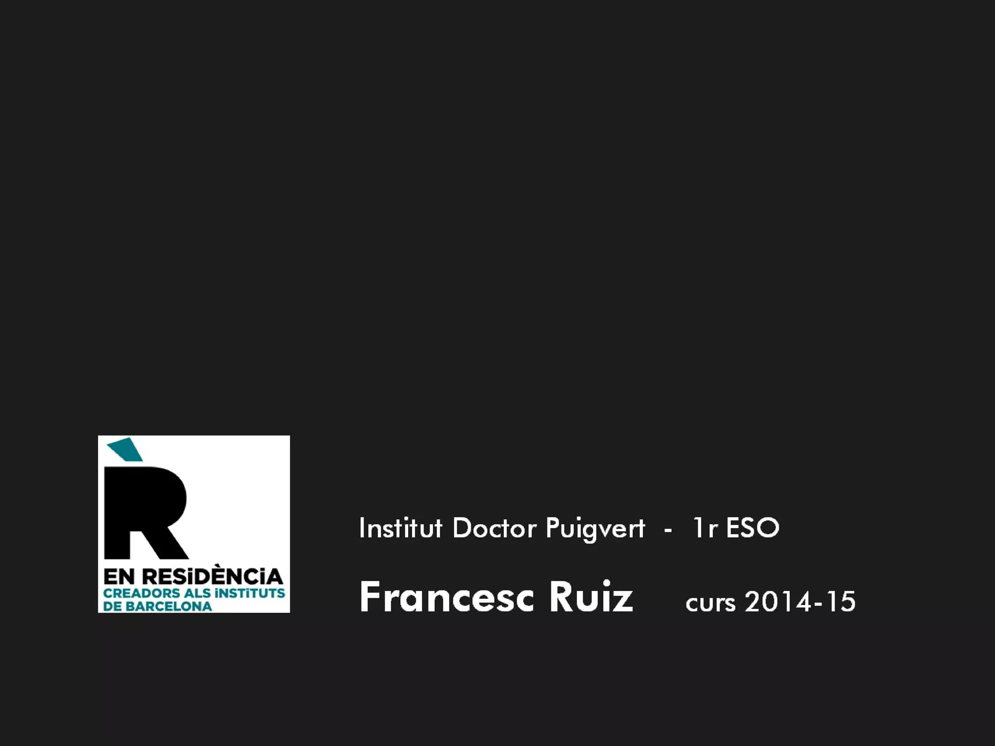 Creadors en Residència ins doctor puigvert - mercè gaja