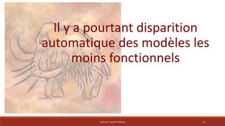 Il y a pourtant disparition 
automatique des modèles les 
moins fonctionnels 
CRÉALAB - DESIGN THINKING 13 
 