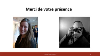 Merci de votre présence 
CRÉALAB - DESIGN THINKING 47 
 