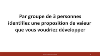 CRÉALAB - PROPOSITION DE VALEUR 67
 