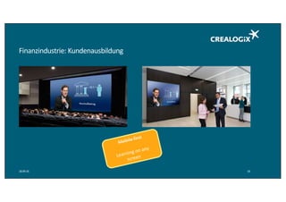 Finanzindustrie:	Kundenausbildung
18.09.16 16
 