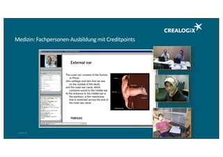 Medizin:	Fachpersonen-Ausbildung mit Creditpoints
18.09.16
 