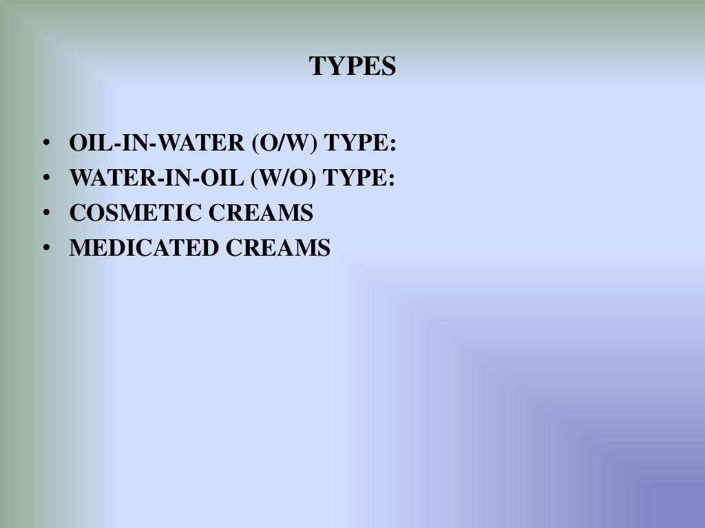 CREAM FORMULATION AND EVALUATION