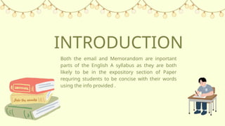 Comprehensive Guide to Writing Effective Emails and Memorandums for ...