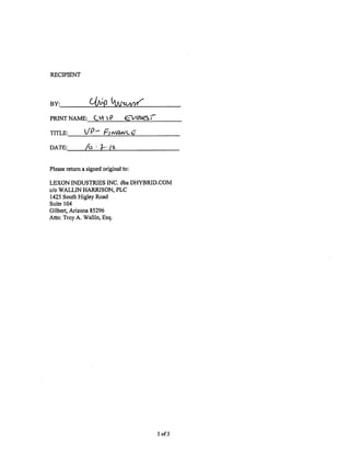 Sustainable Power v dHybrid