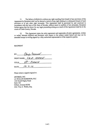 Sustainable Power v dHybrid