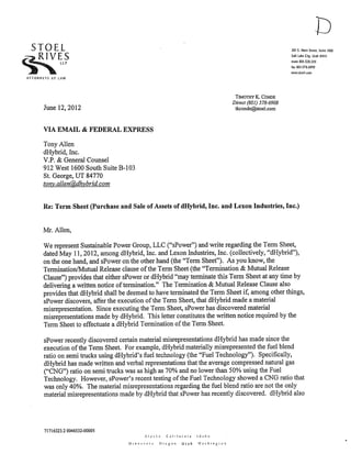 Sustainable Power v dHybrid