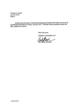 Sustainable Power v dHybrid