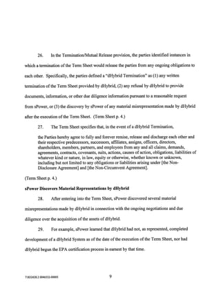Sustainable Power v dHybrid