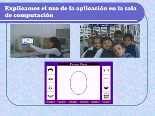 Explicamos el uso de la aplicación en la sala de computación 