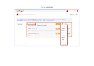 Interfaz actualizada:
 