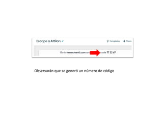 Observarán que se generó un número de código
 