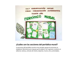 Creando periódicos murales | PPTX