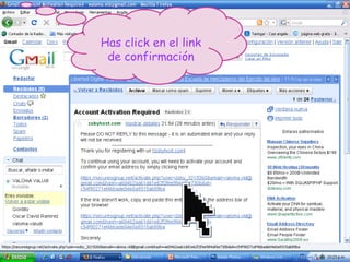 Has click en el link de confirmación 