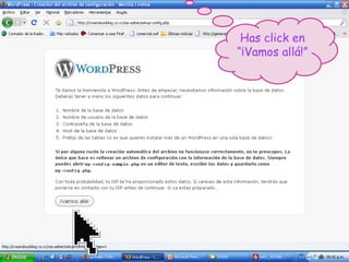 Has click en “¡Vamos allá!” 