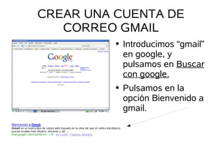 Crear Cuenta Gmail