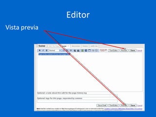 Editor
Vista previa
 