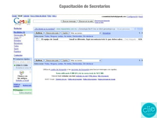 Capacitación de Secretarios
 