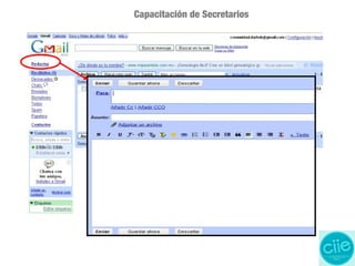 Capacitación de Secretarios
 