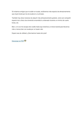 Crear cuenta en wuala