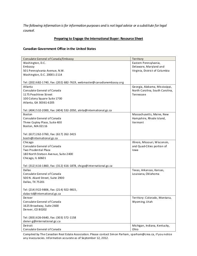 CREA Resource Sheet