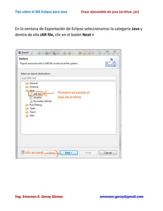 Crear jar con eclipse | PDF