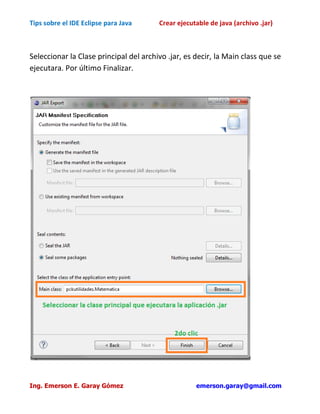 Crear jar con eclipse | PDF