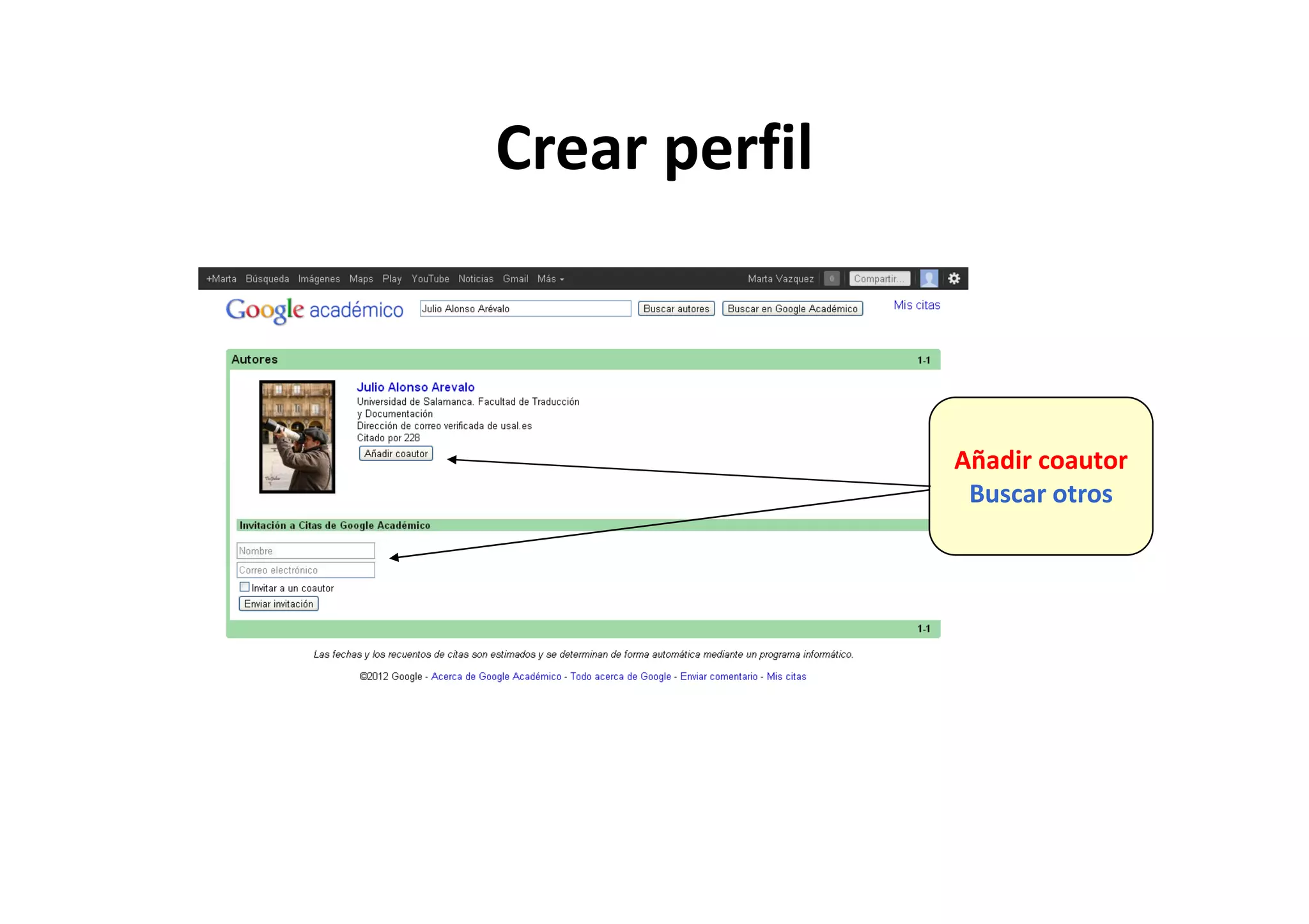 Crear perfilCrear perfil
Añadir coautorAñadir coautor
Buscar otros
 