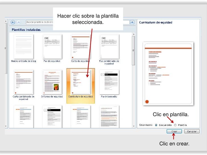 cómo crear plantillas en word