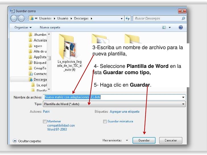 cómo crear plantillas en word