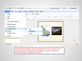 Crear presentaciones