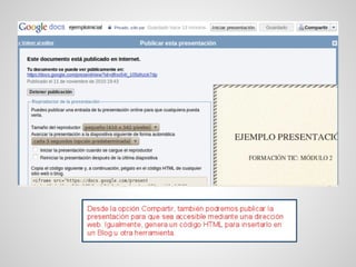 Crear presentaciones