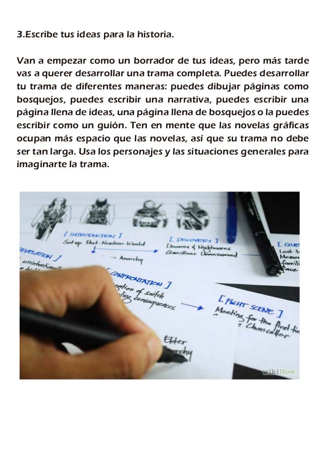 Crear una novela grafica