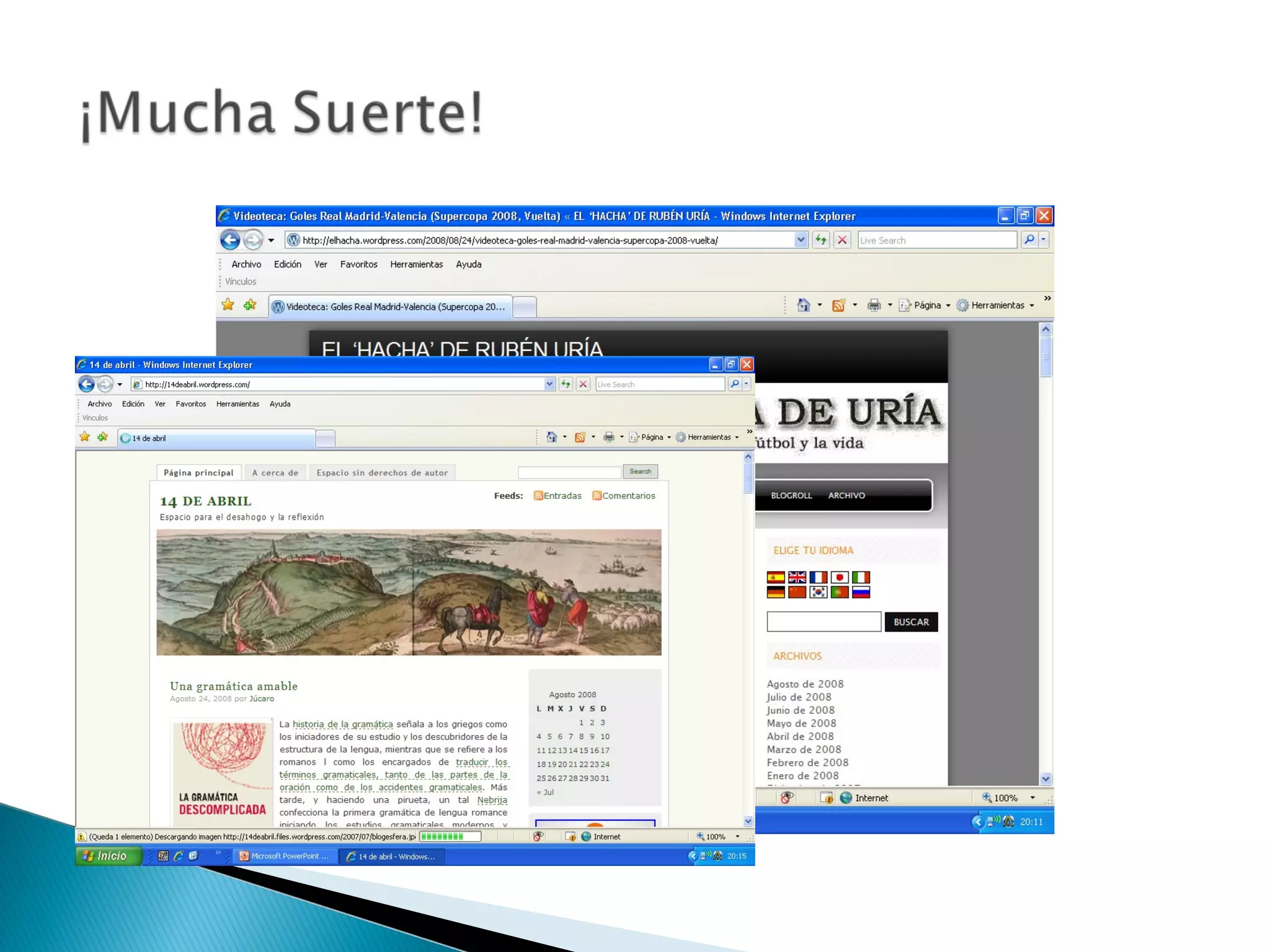 Crear un blog wordpress