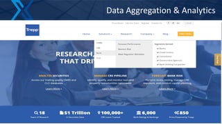 Data Aggregation & Analytics
18
 