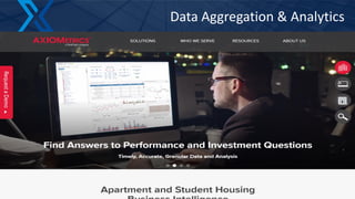 Data Aggregation & Analytics
21
 