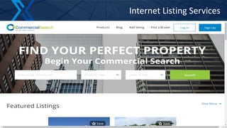23
Internet Listing Services
 