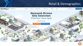 30
Retail & Demographics
 