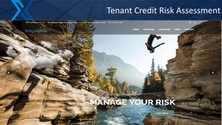 32
Tenant Credit Risk Assessment
 