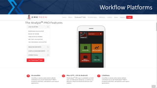 Workflow Platforms
35
 
