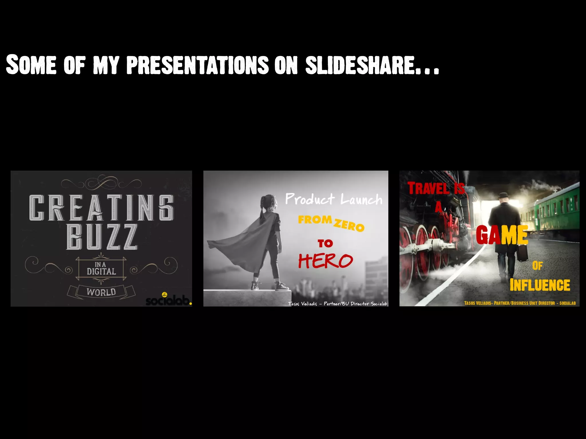 Some of my presentations on slideshare…
 