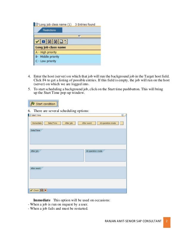 Create schedule monitor batch jobs with dynamic selection