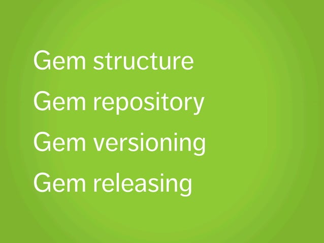 Create your-own-gem-with-github-jeweler-rubygems | PPT