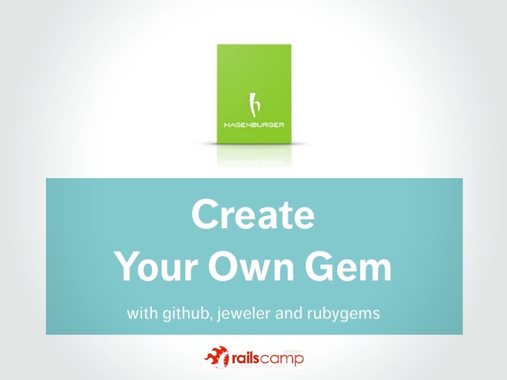 Create yourowngemwithgithubjewelerrubygems