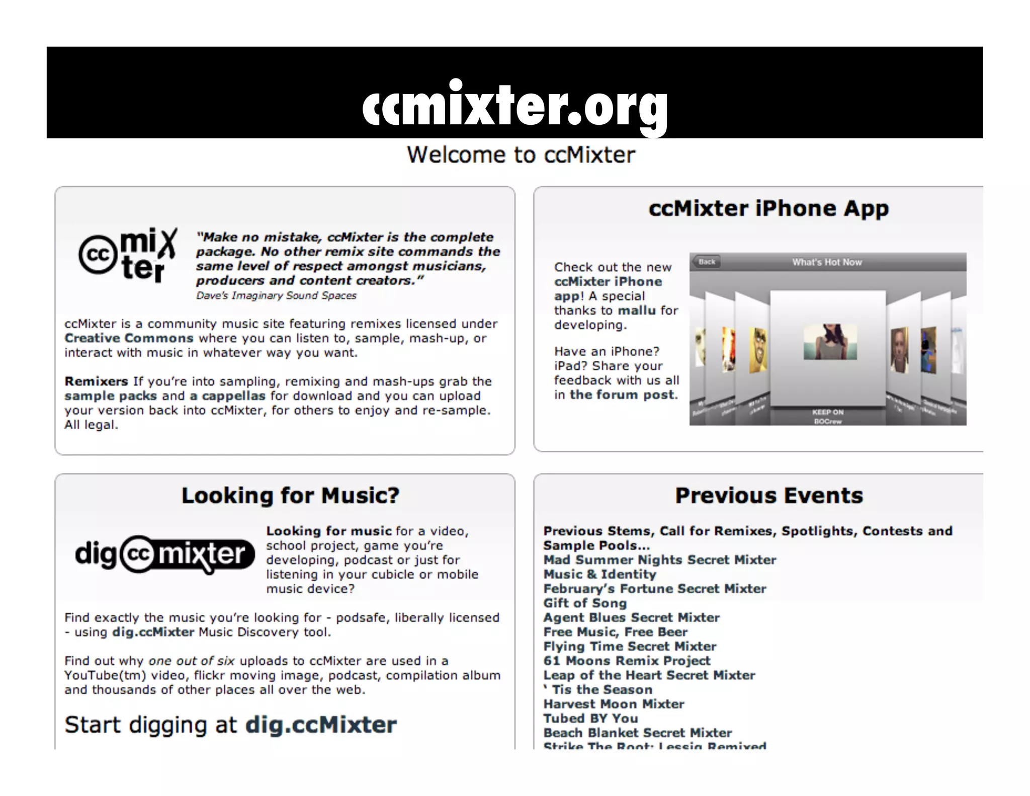 ccmixter.org

 