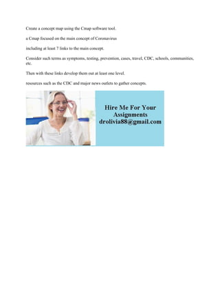 Create a concept map using the - Create A Concept Map Using The Cmap Software Tool A Cmap Focused On Pdf 1 320