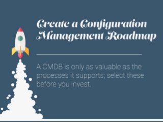 Create a Configuration Management Roadmap
A CMDB is only as valuable as the processes it supports; select these before you invest.
Without a CMDB or formal Configuration Management system, there is no way to obtain accurate information about IT assets and the relationships between them. A Configuration Management Database (CMDB) ensures that IT decision makers have access to valuable information about
the IT environment, and enables better decision making and service delivery. However, CMDB projects can be difficult to right-size, and it can be difficult to ensure that the benefit of the system outweighs the cost of recording, maintaining, and analyzing the data.
Do not let stories of CMDB failure prevent you from deploying something with the potential to vastly improve IT’s service delivery. The potential for reward is significant. You should consider investing in a CMDB, but do not build or purchase a solution without first considering what the
CMDB will be used for.
Configuration management is an enabling process. Without defining what you want the CMDB to enable, it will be difficult to design a CMDB that gets used to realize tangible benefit. Decide which processes the CMDB will support and then build or purchase a solution that will meet
your needs.
Do not overthink it! A CMDB is simply a repository of configuration information. It serves one central purpose: to provide information about IT assets, their components, and the relationship between components.
When you know what is in your environment, and how it fits together, you can make smarter decisions, perform work faster, and deliver better service.
With a CMDB, you can rely less on the knowledge held by individual staff members and maintain more sustainable, accurate sources of truth. Every decision maker will have access to the same knowledgebase and they will be able to work faster because they are not starting from scratch
each time a request is received. Increasing access to information with a CMDB will enable repeatability of process and should drive significant service management improvement. Consider these practical applications:
The CMDB can be used to perform faster and more accurate change impact analysis, identifying dependencies before they cause incidents. This will also decrease the change turnaround time, increasing IT’s ability to meet business demands for new functionality.
The CMDB can be used to accurately determine the pre-requisities that must be in place for a target system to accept a release and avoid failures when the change goes live.
The CMDB can be used to perform quicker and more accurate root cause analysis of problems, preventing incidents before they occur.
The CMDB can be used to map reported incidents to the source, reducing incident resolution time and restoring service faster regardless of how familiar the technician is with the impacted component.
The CMDB can be used to proactively determine which assets are nearing the end of their useful lives and stay ahead of impending capacity shortages.
The scope of the CMDB can be easily managed. It will only contain the depth of information required to render it useful, nothing more and nothing less. Creating a solid roadmap that details the processes that will integrate use of a CMDB will help you design a solution that gets used and
drives value.
• Learn about the challenges associated with CMDB projects and understand Info-Tech’s approach to successfully implementing a CMDB and formal configuration management.
• Consider the potential benefits of implementing a CMDB and ensure that you are ready to kick-off this project.
• Many organizations skip this important objectives setting step and suffer when the CMDB does not provide any value.
• Avoid this pitfall by committing a small team to creating a roadmap that sets you up for CMDB success down the road.
• A CMDB is only as valuable as the IT processes it enables. The first step to creating a configuration management roadmap must be to select the processes the CMDB will support and decide how these processes will be improved through use of a CMDB.
• This should be done by identifying process pain points that can be directly reduced through use of a CMDB.
Step 2: Launch the Project: Pick the right group of explorers for the job!
Step 3: Gather Requirements: Identify your pirates! Pick the processes that will benefit most from a CMDB
Each pirate should be labelled with a process name, and should be dreaming of a benefit that his process can capture from the CMDB:
Change Management: Assess change impact more accurately and reduce change-related incidents
Incident Management: Identify impacted components faster to reduce incident resolution time
Problem Management: Identify root cause faster to prevent incidents before they occur
Release and Deployment Management: Verify configuration pre-requisites to facilitate more successful deployments
Capacity Planning: Proactively address shortages
Technology Obsolescence Assessment: Replace equipment before it becomes a problem
Financial Management: Cost Service more easily
Step 4: Select a Technology Target State: Equip your pirates with the appropriate key to maximize your CMDB’s value:
Each key represents a different technology target state: Excel spreadsheet, homegrown database, open-source CMDB, or vendor solution
Step 5: Build a Roadmap: Create a treasure map that will get you the treasure fast.
Step 6: Sell the Roadmap: Obtain stakeholder buy-in and get ready to unlock the secret to better service management!
• Vendor solutions are only one option – ideal for some, but too costly for others.
• Depending on the size and complexity of your environment and your configuration management needs, something as simple as an Excel spreadseet may suffice.
• Ensure that you strike a balance between cost and benefit when selecting a CMDB solution.
• The cost of achieving the benefits of a CMDB depends heavily on the level of data you need to record in the CMDB for a particular process.
• Process benefits wil be more costly to achieve for initial initiatives because a high level of data will need to be collected.
• Once one process, like change management, is re-designed and integrate, it will become easier and cheaper to integrate the next.
• The support of senior executive stakeholders is critical to the success of your roadmap roll-out.
• Focus on the ways in which the CMDB will support service management and increase SLA fulfillment.
• Don’t let this come across as a “boil the ocean” project – this will diminish your chances of obtaining approval and resources.
 