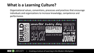 Creating a Culture of Learning in the Modern Workplace | PDF